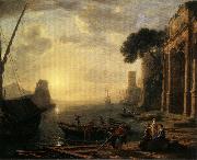 Morning in the Harbor Claude Lorrain